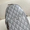 Dior Mini Rider Sling Bag In Gray CD Diamond Canvas 913