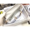 Dior Lady D-Joy Bag In White Macrocannage Technical Fabric 554