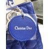 Dior Medium Lady Dior Bag In Blue Lambskin 190