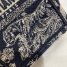 Dior Mini Book Tote Phone Bag In Blue Toile de Jouy Reverse Embroidery 910