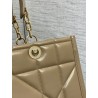 Dior Medium Essential Tote Bag In Hazelnut Archicannage Calfskin 231