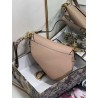 Dior Saddle Bag with Strap in Warm Taupe Grained Calfskin 804