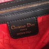 Dior Medium Lady Dior Bag In Black Lambskin 906