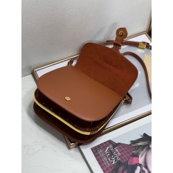 Dior Bobby Frame Bag In Brown Box Calfskin 552