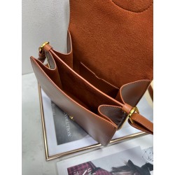 Dior Bobby Frame Bag In Brown Box Calfskin 552