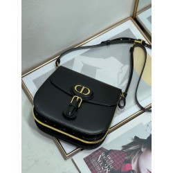 Dior Bobby Frame Bag In Black Box Calfskin 583