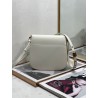 Dior Bobby Frame Bag In White Box Calfskin 616