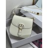 Dior Bobby Frame Bag In White Box Calfskin 616