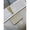 Dior Medium Book Tote Bag In Gold Rêve d'Infini Embroidery 315