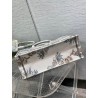 Dior Large Dior Book Tote In White Multicolor Rêve d'Infini Embroidery 410