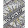 Dior Large Dior Book Tote In White Multicolor Rêve d'Infini Embroidery 410