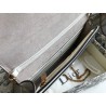 Dior Saddle Pouch In White Grained Calskin  462