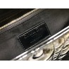 Dior Large Lady Dior Bag In Black Patent Cannage Calfskin 570