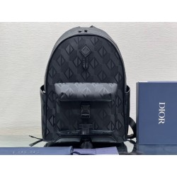 Dior Explorer Backpack In Black CD Diamond Mirage Ski Capsule Nylon 772