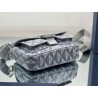 Dior Hit the Road Messenger Bag In Gray CD Diamond Canvas 813