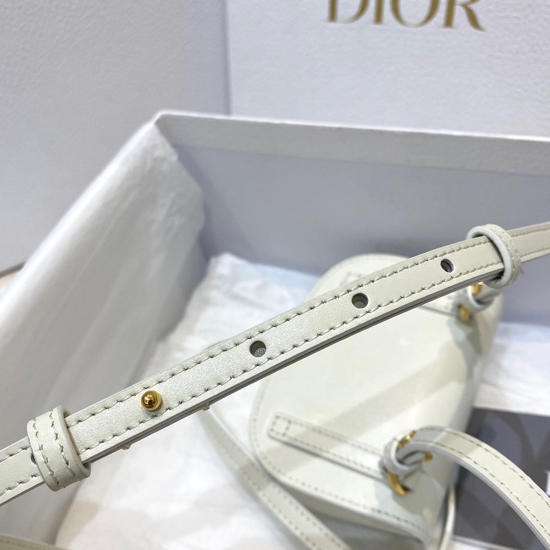 Dior Bobby Micro Bag In White Box Calfskin 952