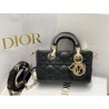 Dior Lady D-Joy Micro Bag In Black Cannage Lambskin 137