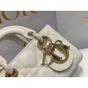 Dior Lady D-Joy Micro Bag In White Cannage Lambskin 211