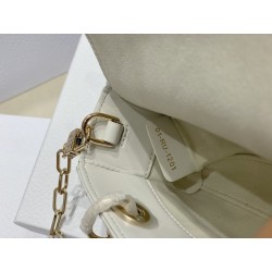 Dior Lady D-Joy Micro Bag In White Cannage Lambskin 211