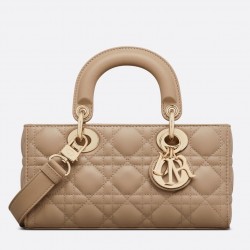 Dior Lady D-Joy Small Bag In Hazelnut Cannage Lambskin 250