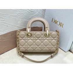 Dior Lady D-Joy Small Bag In Hazelnut Cannage Lambskin 250