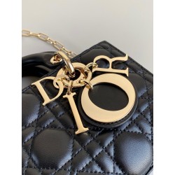 Dior Lady D-Joy Small Bag In Black Cannage Lambskin 285