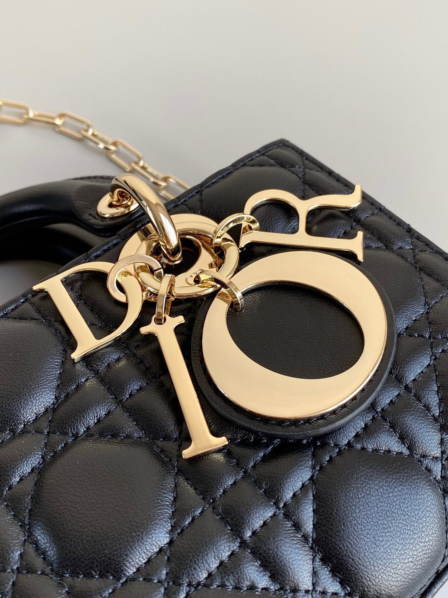 Dior Lady D-Joy Small Bag In Black Cannage Lambskin 285