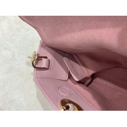 Dior Lady D-Joy Small Bag In Peony Pink Cannage Lambskin 316