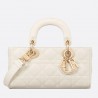 Dior Lady D-Joy Small Bag In White Cannage Lambskin 353