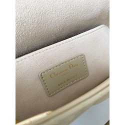 Dior Lady D-Joy Medium Bag In Sand Cannage Lambskin 648