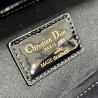 Dior Lady D-Joy Medium Bag In Black Patent Cannage Calfskin 670