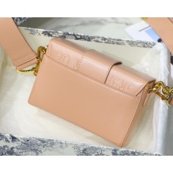 Dior 30 Montaigne Box Bag In Powder Box Calfskin 708