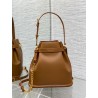 Dior C'est Medium Bag in Brown Saddle Calfskin 305