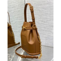 Dior C'est Medium Bag in Brown Saddle Calfskin 305