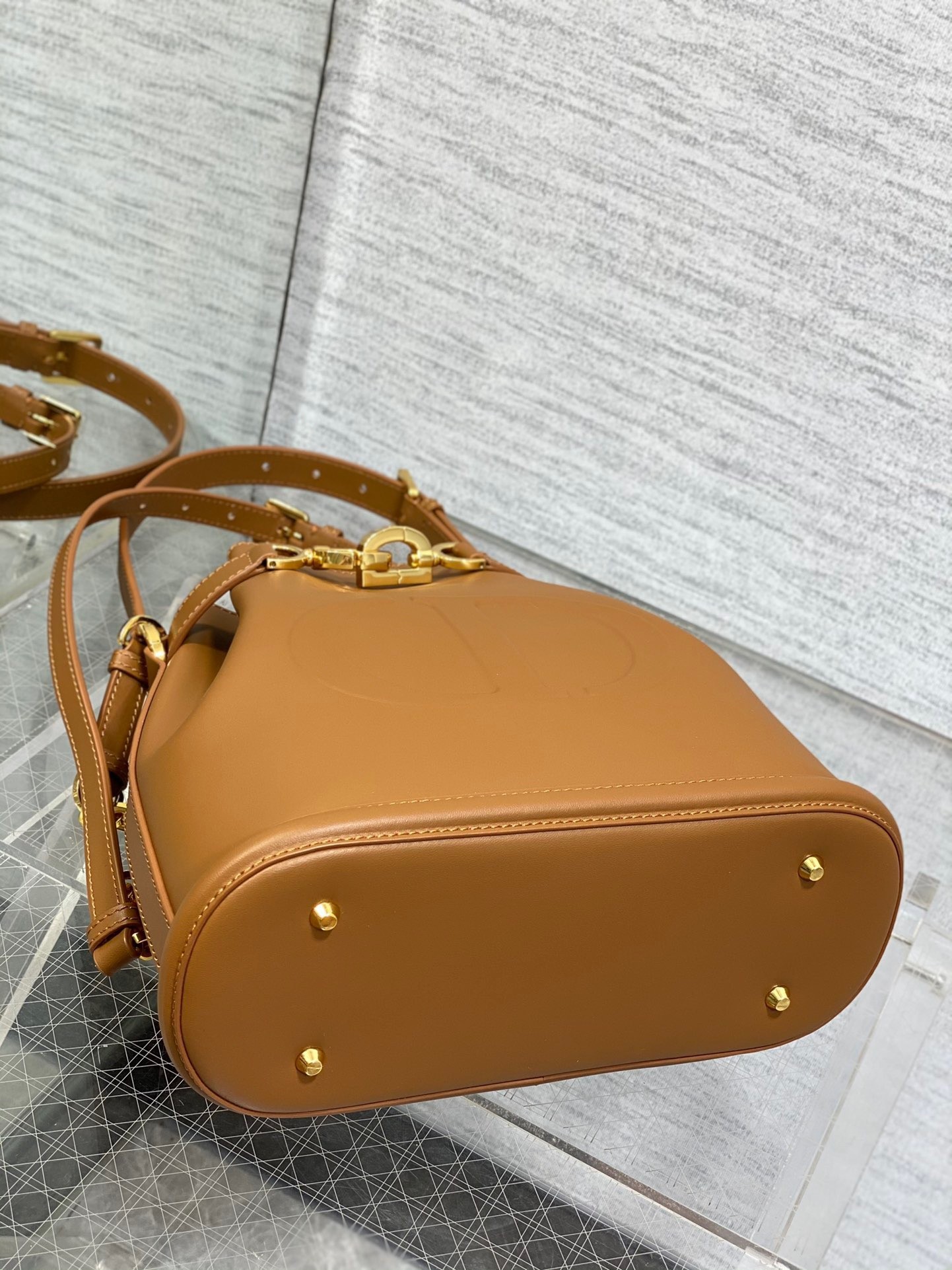 Dior C'est Medium Bag in Brown Saddle Calfskin 305