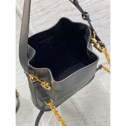 Dior C'est Medium Bag in Black Saddle Calfskin 344