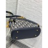 Dior C'est Medium Bag in Blue Oblique Jacquard 414