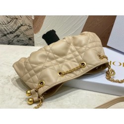 Dior Ammi Small Bag in Sand Pink Macrocannage Lambskin 867