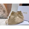 Dior Ammi Medium Bag in Sand Pink Macrocannage Lambskin 943