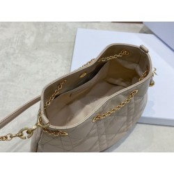 Dior Ammi Medium Bag in Sand Pink Macrocannage Lambskin 943