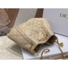 Dior Ammi Medium Bag in Sand Pink Macrocannage Lambskin 943