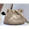 Dior Ammi Medium Bag in Sand Pink Macrocannage Lambskin 943