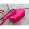 Dior CD Signature Oval Camera Bag in Rani Pink Calfskin 545