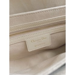 Dior CD Signature Chain Bag in Beige Calfskin 585