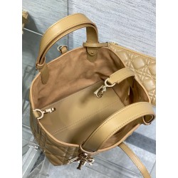 Dior Toujours Small Bag in Tan Macrocannage Calfskin 797