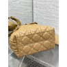 Dior Toujours Small Bag in Tan Macrocannage Calfskin 797