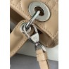 Dior Small Lady Dior My ABCDior Bag in Beige Cannage Lambskin 677