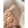 Dior Small Lady Dior My ABCDior Bag in Blush Lambskin 563