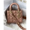 Dior Small Lady Dior My ABCDior Bag in Blush Lambskin 563