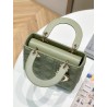 Dior Small Lady Dior My ABCDior Bag in Ethereal Green Lambskin 610